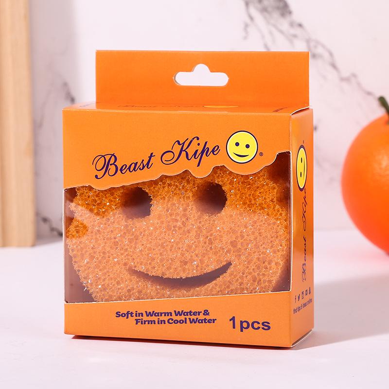 Губка для волшебной уборки Douyin Smiley – Губка для мытья посуды на кухне в виде сотовой мочалки