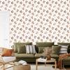 Animals wallpaper white, cream, beige and light gray 50x1000
