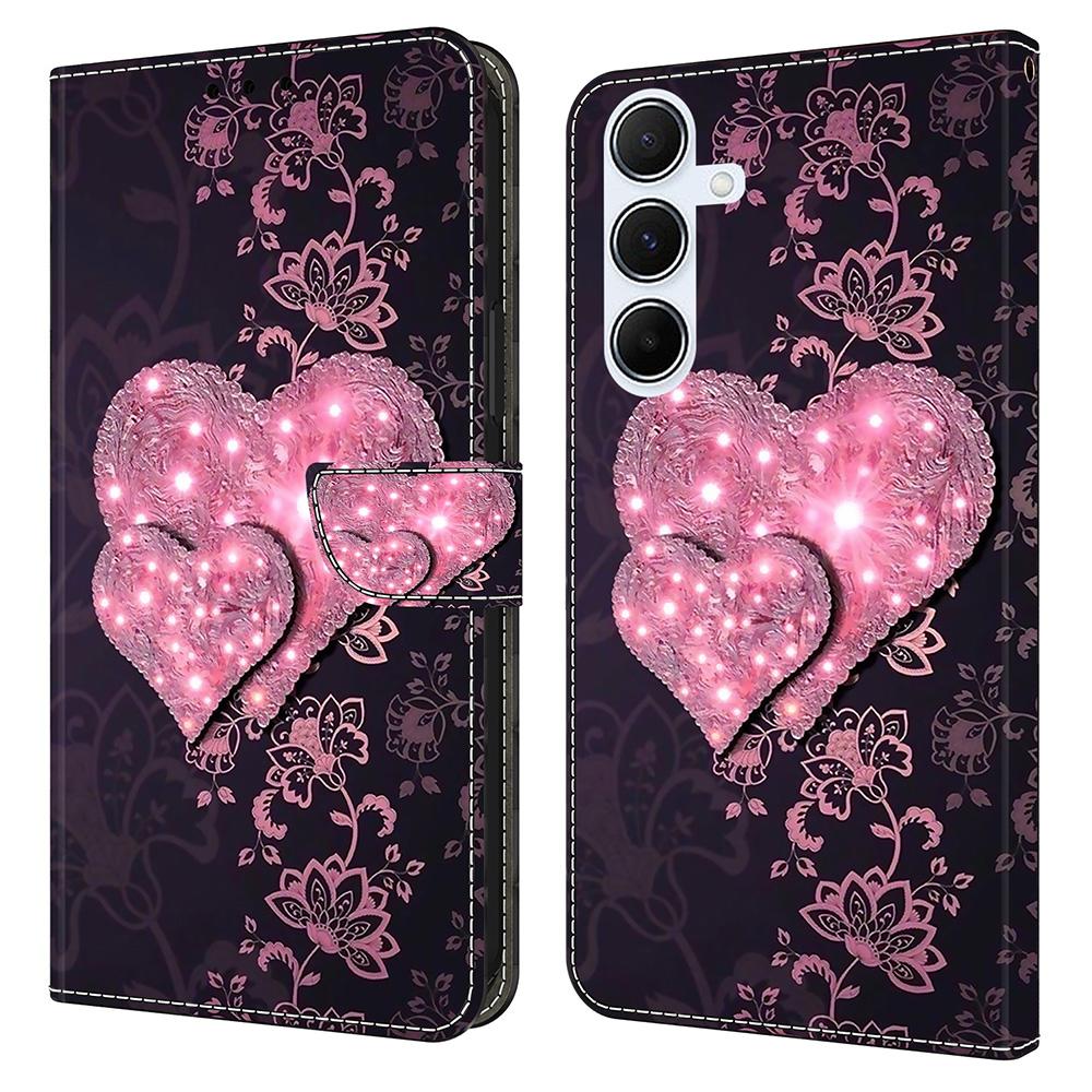 Для Samsung Galaxy A16 5G / 4G чехол 3D узор PU кожаный кошелек телефон чехол с подставкой