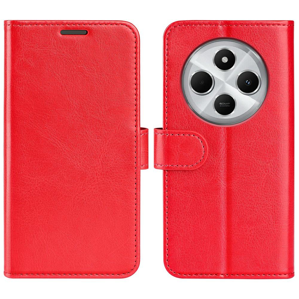 Для Xiaomi Poco C75 4G/Redmi 14R 5G/14C 4G Чехол-кошелек Текстура Crazy Horse Подставка Кожаный чехол для телефона