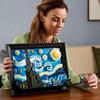 LEGO Ideas Van Gogh Starry Night 2316 Pieces Building Block Toy Art Model Home Decor Collection