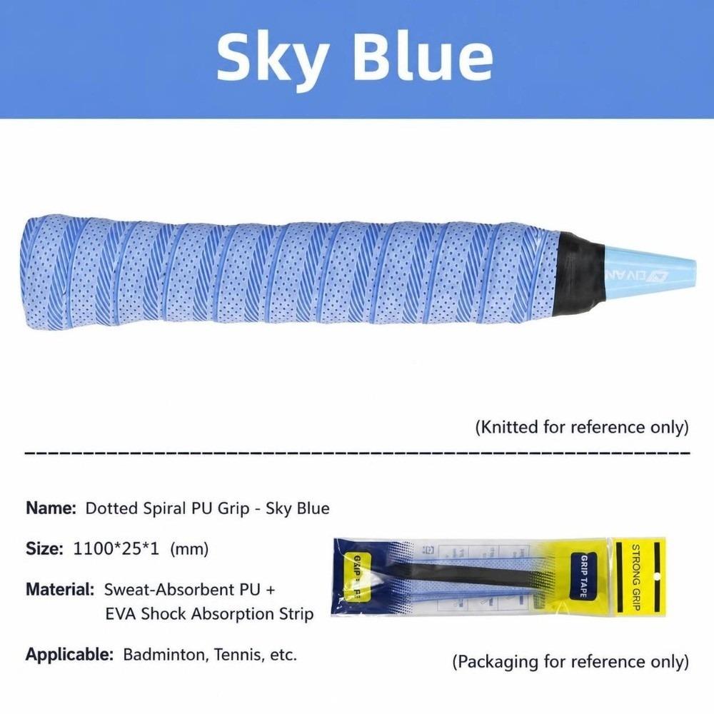 Diagonal Texture Handle Wrap Tape Sticky Sports Handle Grip Badminton Tennis Racket Fishing