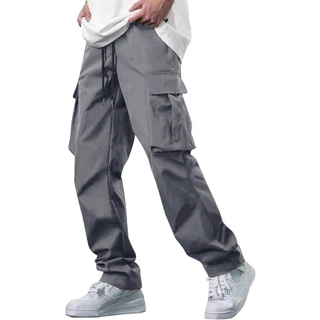 Повседневные спортивные брюки, мужские свободные леггинсы с длинными вставками, тренировочные брюки для бега и фитнеса