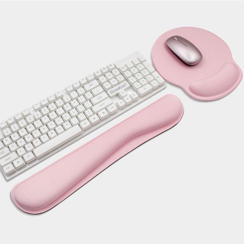 Silicone Wrist Protector & Keyboard Support Set: Mouse & Keyboard Pads for Men & Women
