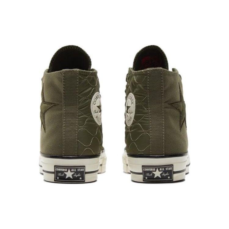 Converse Chuck Taylor All Star 1970-е Удобные Трендовые Ретро Повседневные Прочные Легкие Высокие Кеды из Канваса Унисекс Кроссовки Оливковые A04280C