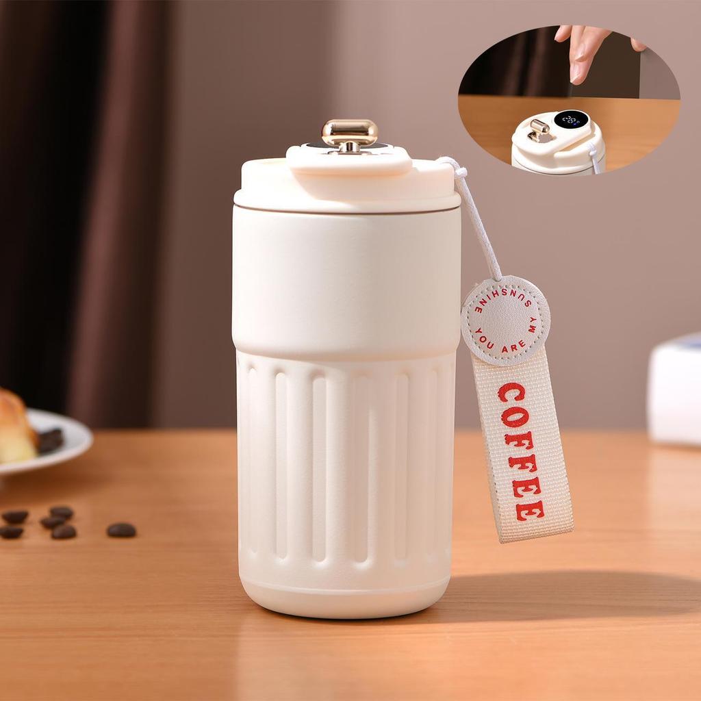 "Smart Temperature Classic Coffee Cup: Portable & Stylish 316 Stainless Steel Event Gift"