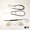 EWR282 Window Regulator Repair Kit Front Left Door for BMW 3 Series E46 1998-2001 4/5 Door Pre-Facelift 51337020659