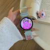 22mm Nylon Strap for Huawei Watch GT 5 46mm/5 Pro 46mm/Samsung Galaxy Watch3 45mm Little Monsters Decor Braided Watch Band
