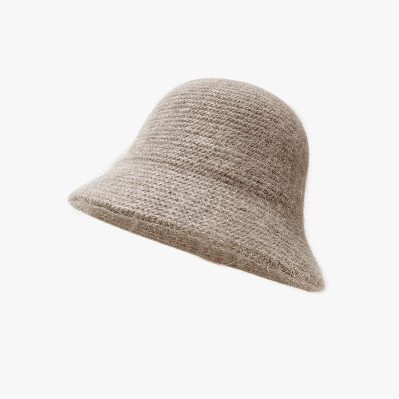 Женская осенне-зимняя универсальная шерстяная шляпа в корейском стиле, теплая зимняя шапка с защитой ушей, шляпа-ведро для большой головы