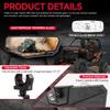1.75-2 Inch UTV ATV Adjustable Rearview Mirror All-terrain Vehicle For Polaris RZR Center Rear View Mirror Exterior Accessories