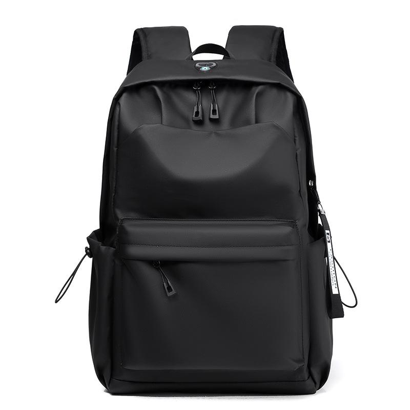New Men's Backpack Student Bookbag Portable Laptop Bag Simple Lightweight Daypack for 15.6 Inch Computer