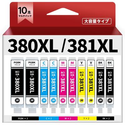 Совместимые картриджи Mohjet 380XL и 381XL для Canon PIXMA, а также включают и упаковку картриджей повышенной емкости TS8230, TS7330, TR9530, TS8330, TS8430,