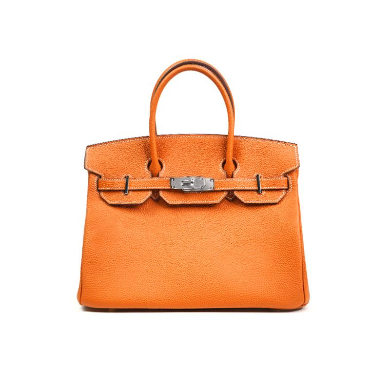 2025 Top-Grade Cowhide Women's Bag Luxury Leather Handbag Fashion Genuine Leather Women's Bag Classic Hundred Styles Handbag