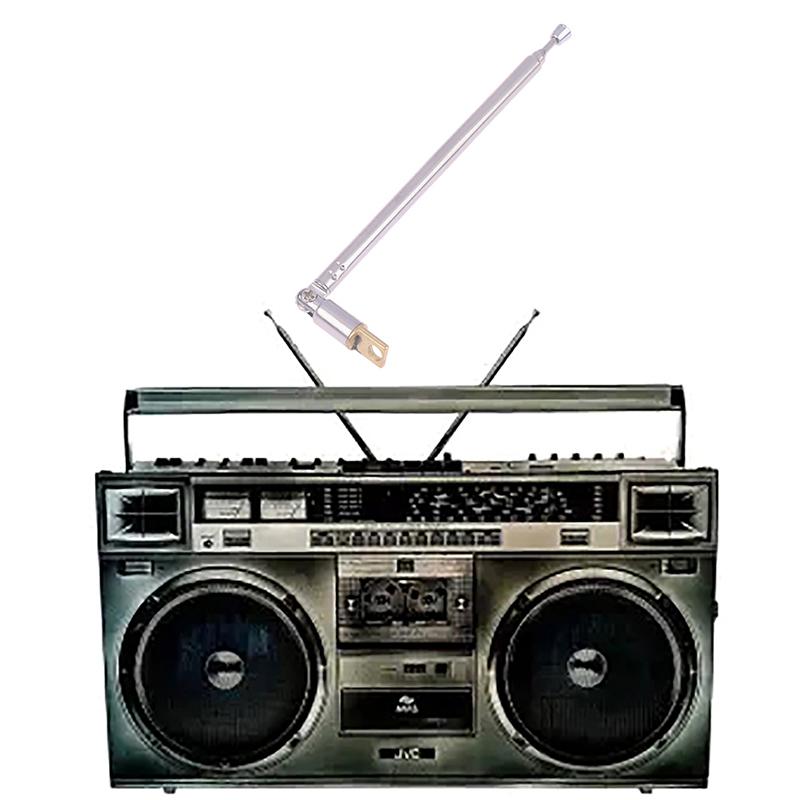 1 шт. 4-секционная телескопическая антенна из нержавеющей стали AM FM радио универсальная головка динамика радио тяга