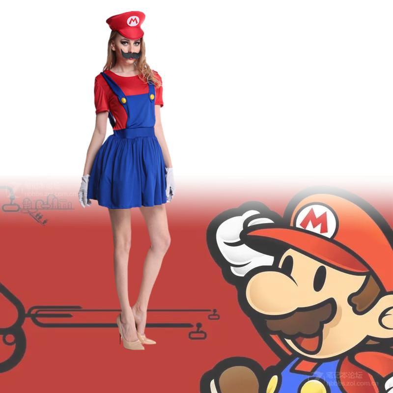 Super Mario Bros. Costume Set For Family Party Fun