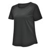 Plus Size Women's Mesh Short Sleeve Sport Top - Breathable Yoga, Gym, Running Cover-up