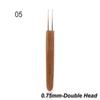 Handle One/Doube/Triple Head for Making Dreadlock Braid Maintenance Knitting Hooks Crochet Needle