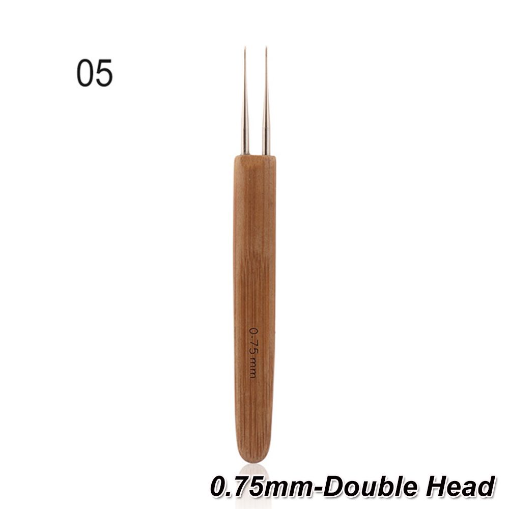 Handle One/Doube/Triple Head for Making Dreadlock Braid Maintenance Knitting Hooks Crochet Needle