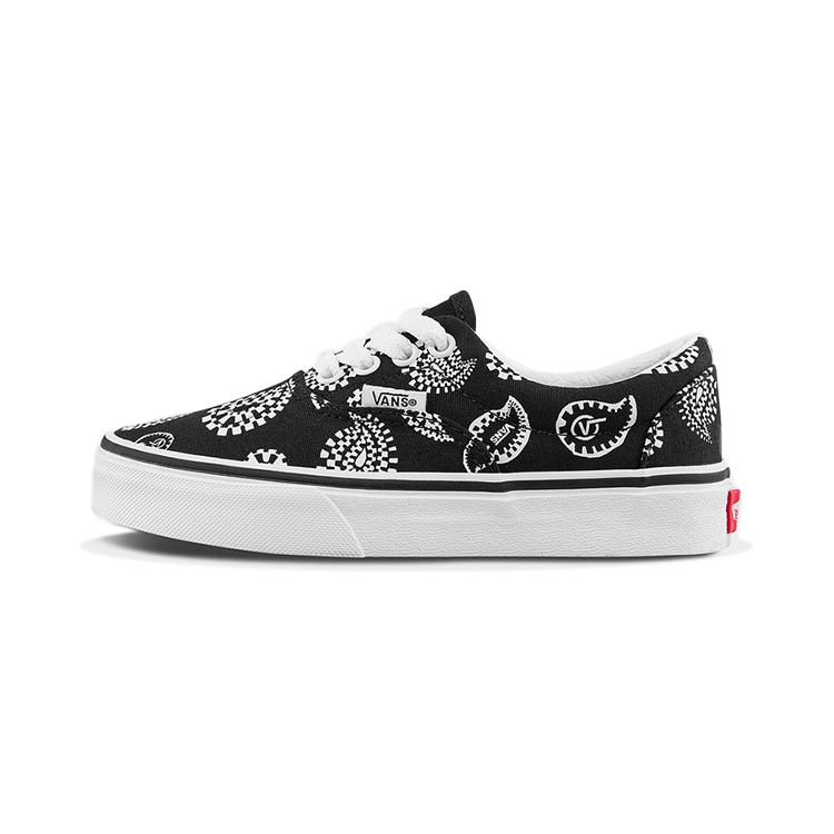 Vans Era Canvas Casual Low Top Skate Shoes Kids Sneaker Black VN000YMABLK