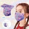 10PC Children Tie-dye Gradient Printed Three-Layer Proof Disposable Mask