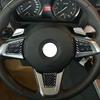3x Soft Carbon Fiber Car Driver Steering Wheel Cover Sticker For BMW Z4 2009-16
