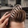 Wide Tooth Hair Comb For Men Retro Texture Slicked-Back Hair Style Tool For Pompadour & Quiff