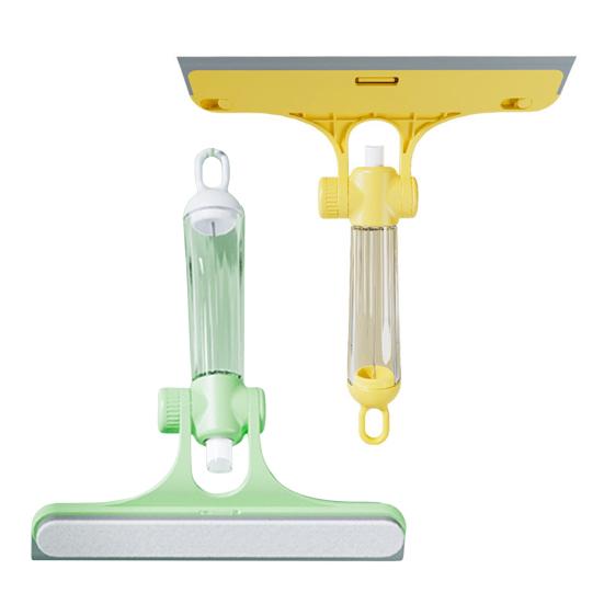 Стеклоочиститель Эргономичная ручка 3-в-1 Инструмент для мытья окон со спреем