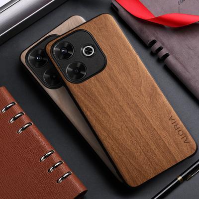 Чехол для Xiaomi Redmi 13, 12, 10, 9, 8, 6, 5 Plus, 12C, 10A, 10C, 9A, 9C, 8A, 4G, 5G, кожаный чехол с узором из бамбукового дерева для Redmi 13, чехол