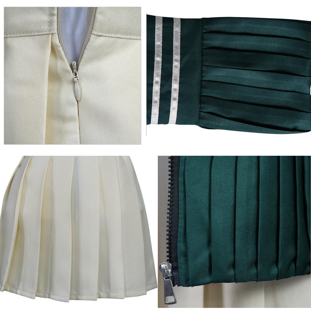 Японского аниме Super DanganRonpa 2 Nanami ChiaKi, карнавальный костюм, школьная форма, юбка Лоли для девочек