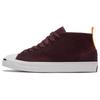 Jack Purcell Comfortable and Versatile Mid-Top Canvas Shoes Unisex Red and White