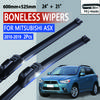 Для Mitsubishi ASX 2010-2019 автомобильный стеклоочиститель U-образный мягкий резиновый бескаркасный без кронштейна автомобильные дворники 24"+21"