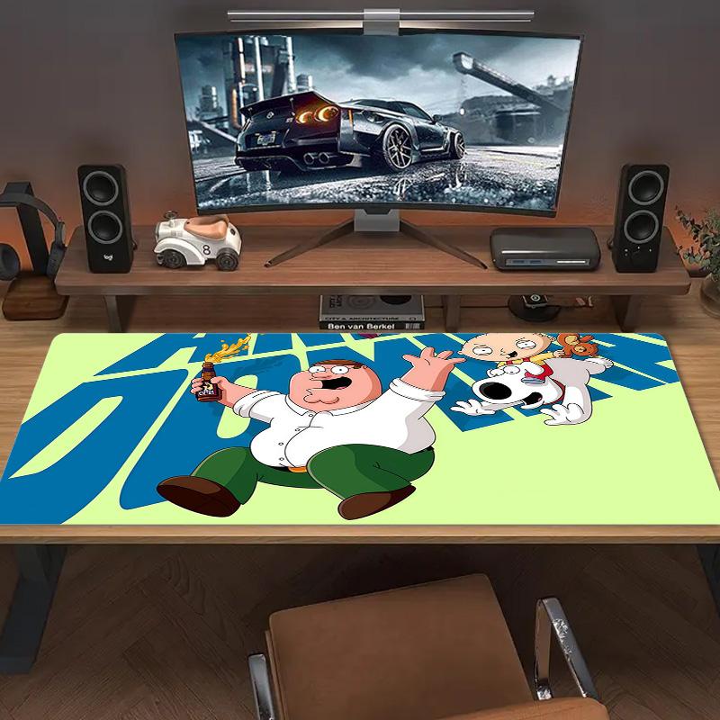 Family Guy2 Print Cushion Non-slip Laptop Tablet Big Mousepad XXL Mat Mini PC Playmat With Lock edge