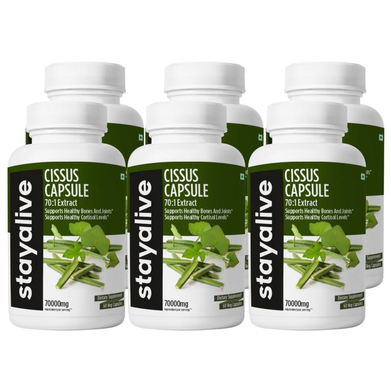 Stayalive USA быстрая прямая покупка капсулы с экстрактом Циссуса 70-кратной высокой концентрации 60 растительных эквивалентов 70000 мг порошка Цезаря,
