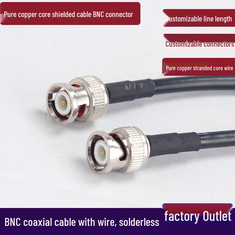 Professional BNC Male-to-Male Coaxial Camera Monitoring Cable