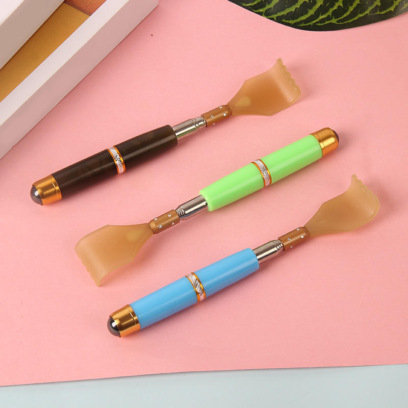 Выдвижная палка-царапка из нержавеющей стали позади чесалки Itch Stopper