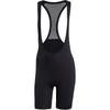 Adidas Шорты Primeknit Bib, однотонные, обтягивающие, с подкладкой, женские шорты для велоспорта, черные GK6167