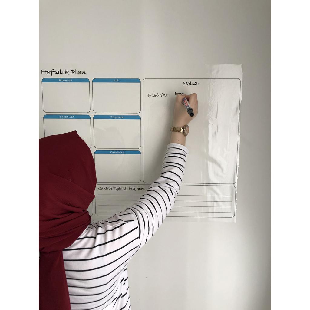 Планировщик умный бумажный планировщик стикер бумажная доска доска для письма календарь еженедельный набор недель