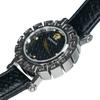 Б/У Рабочее Состояние Как Новое Часы Versace Кварцевые Женские Grecagram Черный Логотип Медузы Нарядные Часы
