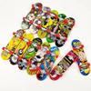 Small Finger Skateboard Professional Alloy Stand Fingerboard Plaything Cool Graffiti Finger Skate Board Novelty Toys For Kids & Adult