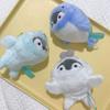 Japanese Cute Whale Seal Penguin Plush Doll Pendant Creative Cartoon Doll Keychain Couple Gift