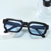 Fashionable Protective Glasses Square Sunglasses for Men ladies UV400 Shades Vintage Blue Tea Punk Fashion Sun Glasses