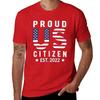 Proud USA Citizen Est. 2022, NewAmerican Citizenship 2022 Gift T-Shirt graphics shirts graphic tees mens champion t shirts