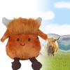 Soft And Cuddly Calf Carey Medium Plush Toy Adorable Highland Cow Stuffed Animal 17cm