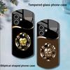 Круглый бриллиант для Apple iPhone 16 11 13 15 14 Pro Max 12 Mini 7 8 Plus XR X XS Чехол для телефона из закаленного стекла эллиптической формы