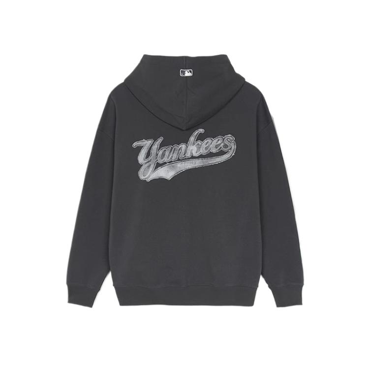 New MLB New York Yankees SS25 Sweatshirt Unisex Charcoal Gray 3ATRM0551-50CGS