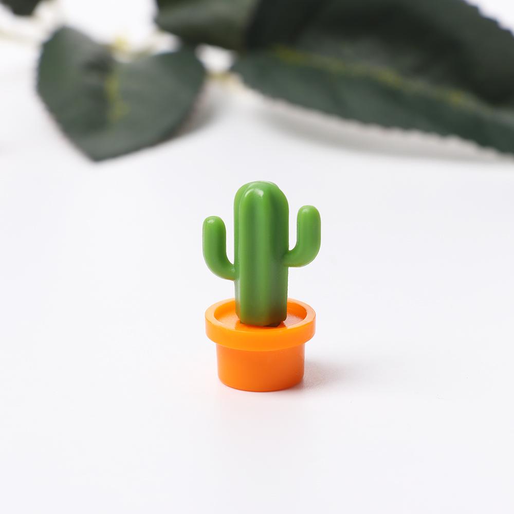 Message Board Living Room Refrigerator Magnet Magnetic Stickers Succulent Potted Simulation Cactus