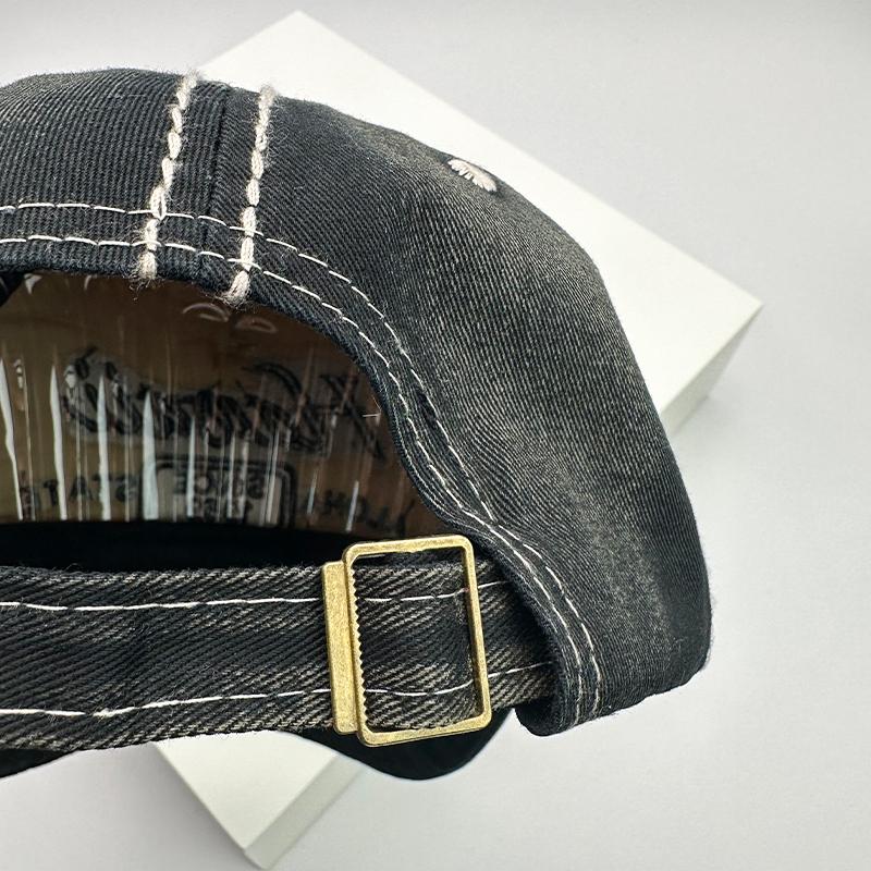 Стирка Для Мужчин И Женщин Бейсболки Хлопок Snapback Кепки Вышивка Последние Универсальные Мода Принт с Буквами Повседневный Потертый Корейский Стиль