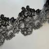 Кружево с вышивкой «Бородатый край» 1 ярд Рыбья шелковая кружевная ручная работа Ажурное кружево Свадебное платье