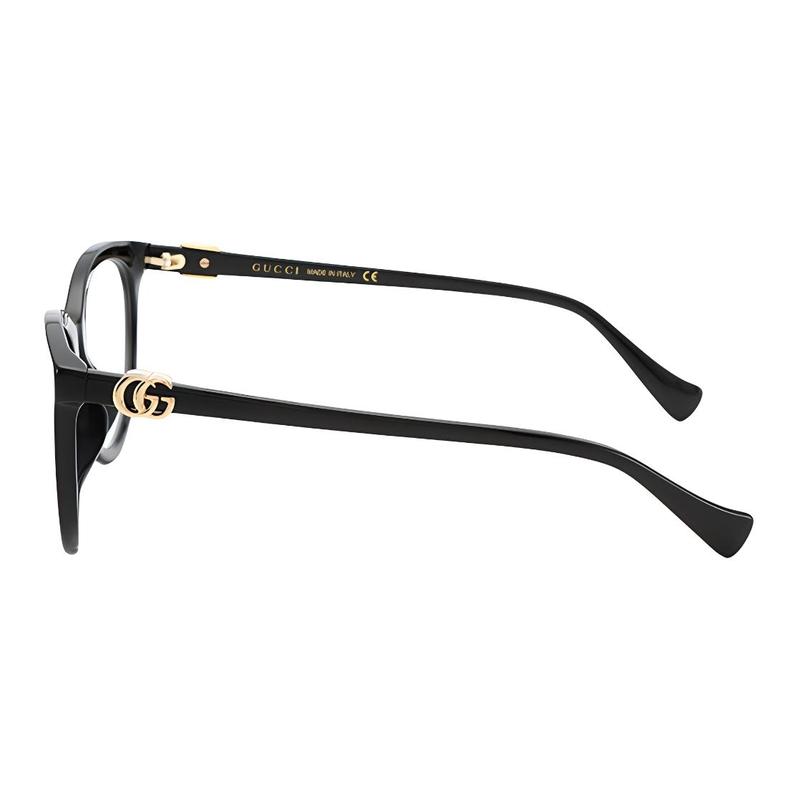 Gucci Logo side mark decoration butterfly optical glasses frame women's black Black 54mm glasses case (random size and color) + glasses cloth