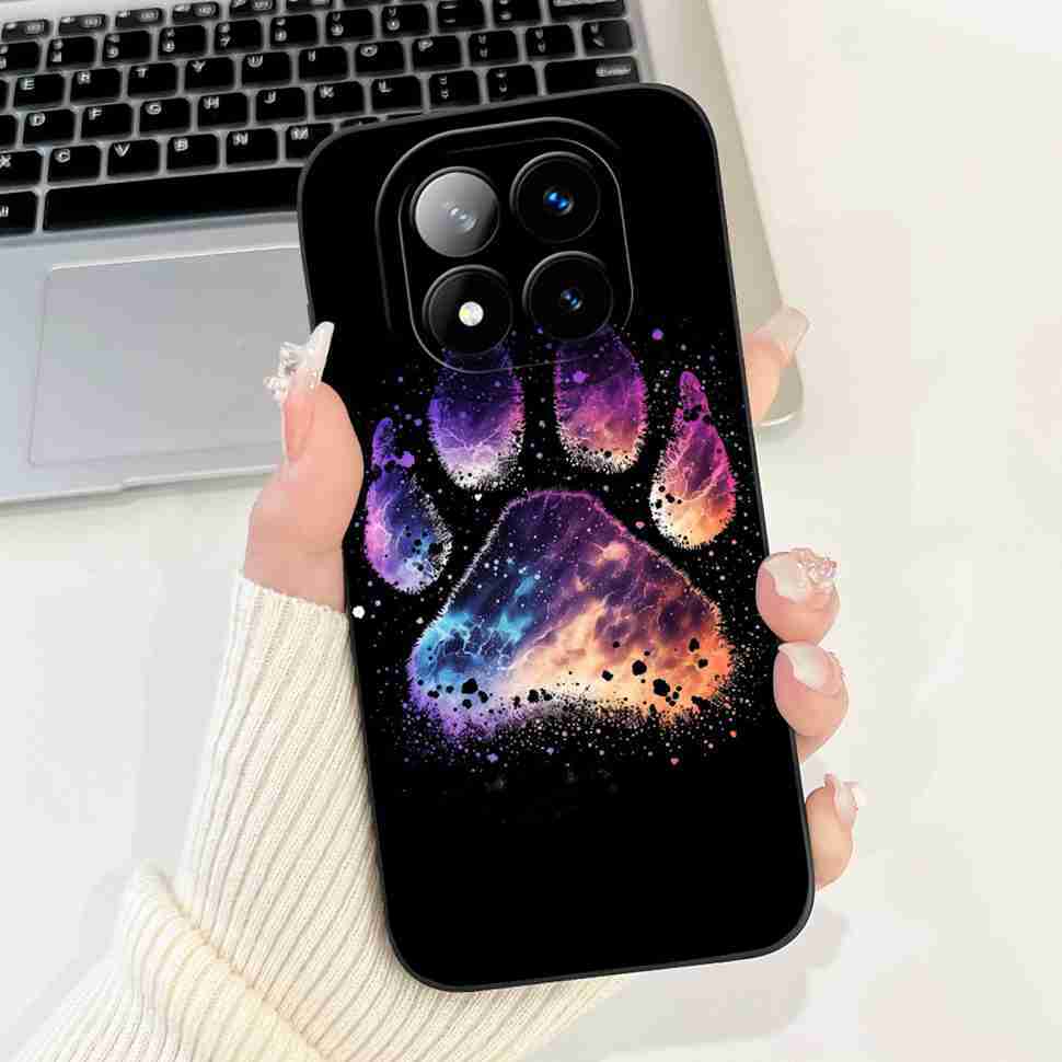 For Xiaomi Redmi Note 14 Pro+ 5G Case Cherry Print Cute Butterfly Soft Silicone Cover For Redmi Note 14Pro Plus 5G 6.67" Bumper